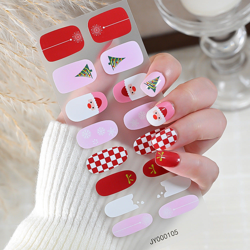 Holiday-Themed Nail Art Stickers