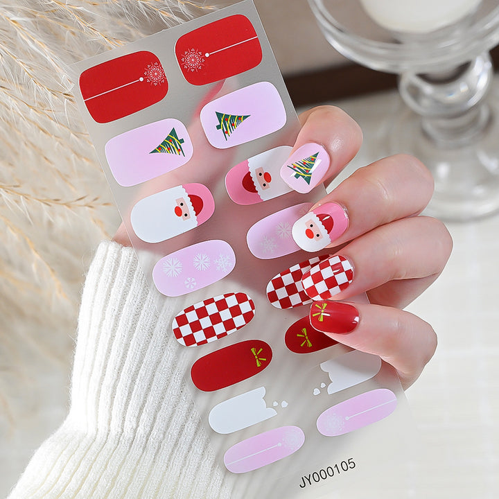 Holiday-Themed Nail Art Stickers