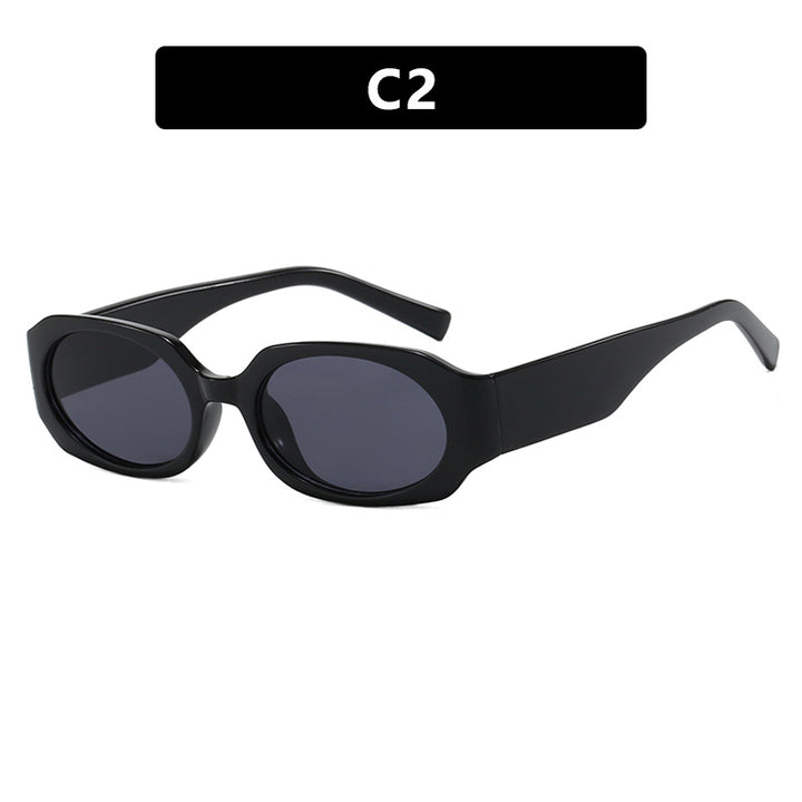 Women extravagant sunglasses in stylish retro design Kalsten