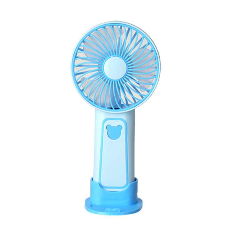 Unisex Portable Hand Fan with Flexible Stand Kalsten