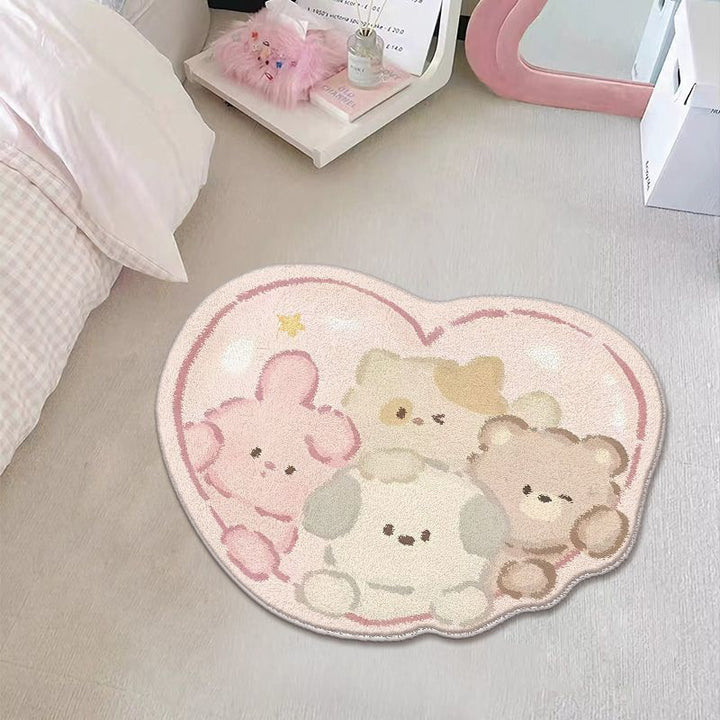 Adorable Cartoon Bear Area Rug Kalsten