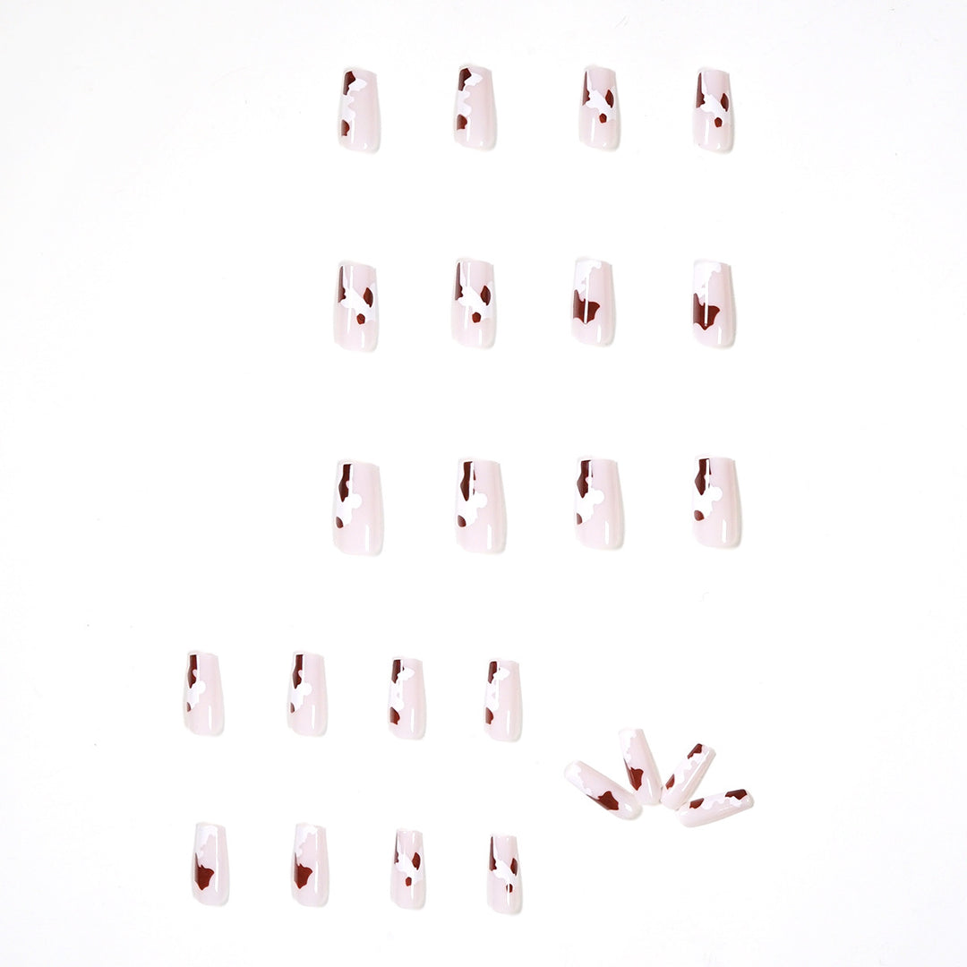 Artistic acrylic nails with elegant gradient and creative designs Kalsten