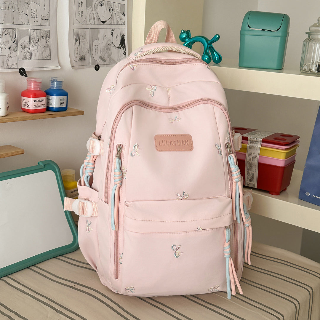 Cute Embroidered Casual Backpack Kalsten