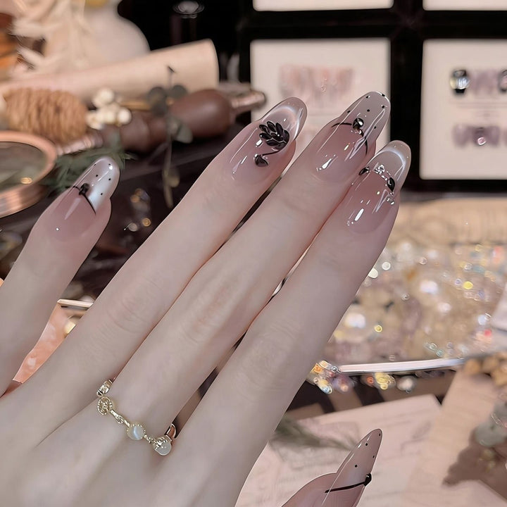 Premium Artistic Press-On Nail Set Kalsten