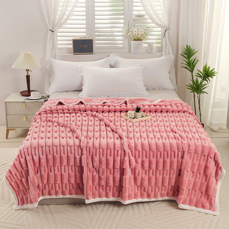 Luxurious Textured Throw Blanket