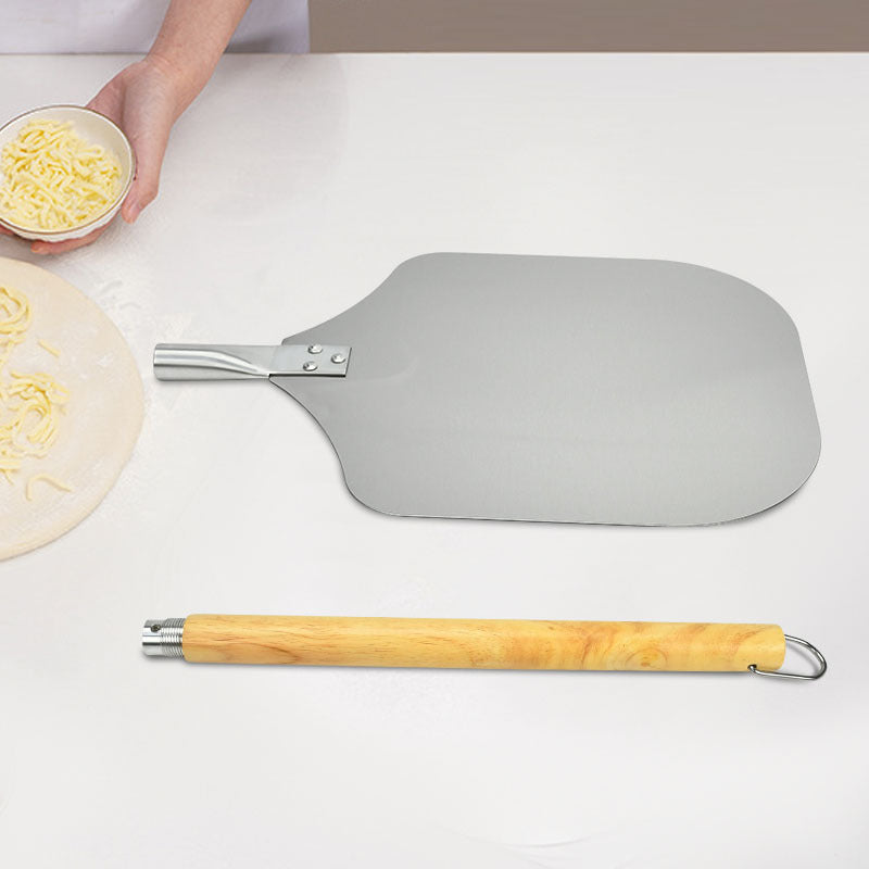 detachable wooden handle stainless steel pizza peel paddle for ovens and grills Kalsten