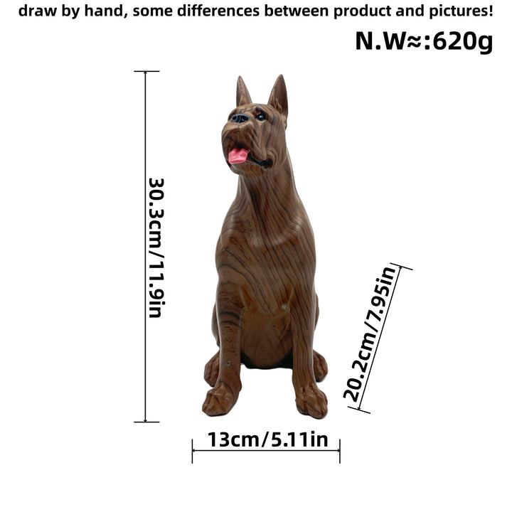 Colorful decorative figure of a dog in modern design Kalsten