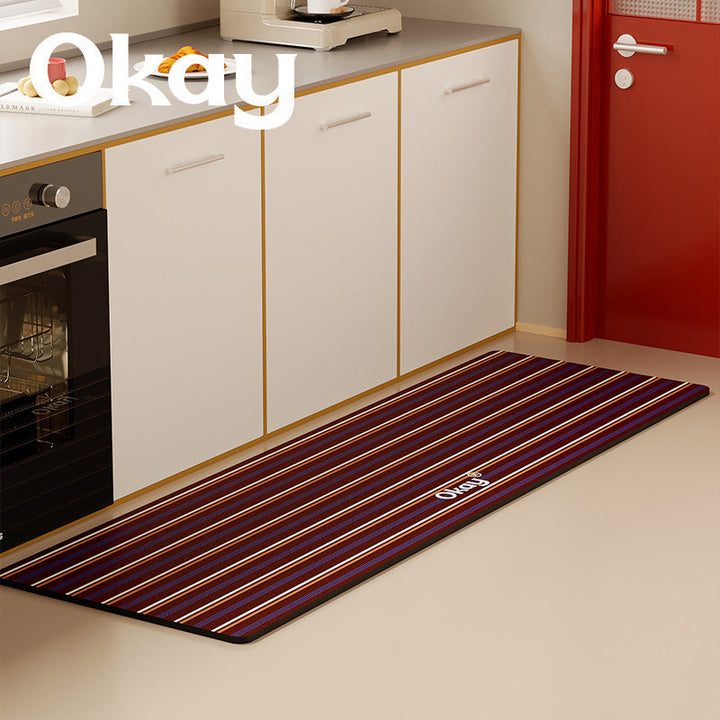 Non-Slip Anti-Fatigue Kitchen Runner Mat with Waterproof Foam Cushioning
