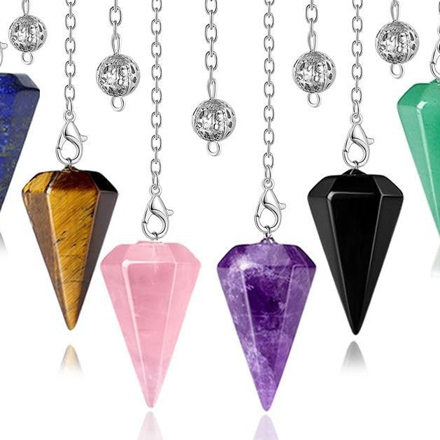 Elegant Crystal Pendulum Necklace Kalsten
