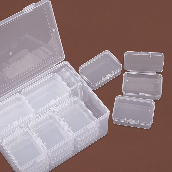 Multi-Purpose Transparent Compartment Organizing Box Kalsten