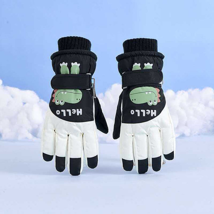 Children's Fun Dinosaur-Themed Snow Gloves Kalsten
