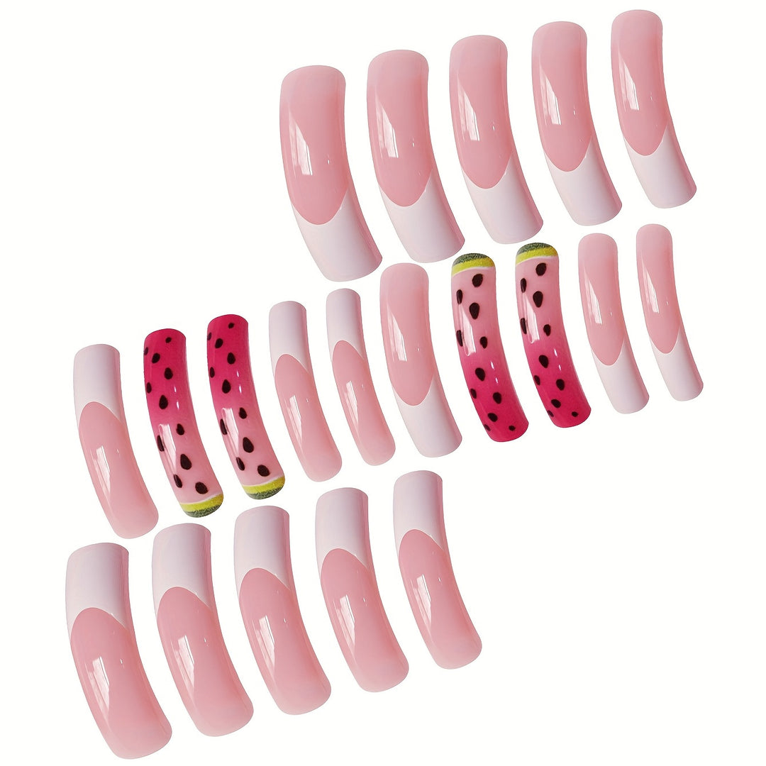 Creative Watermelon-Themed Nail Art Set Kalsten