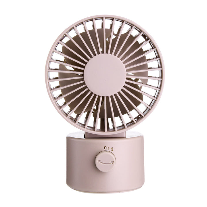 Unisex compact table fan with tiltable head and rechargeable battery Kalsten