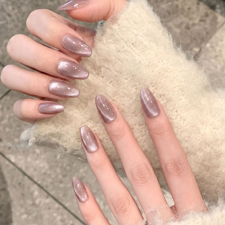 Elegant Glittery Press-On Nail Set