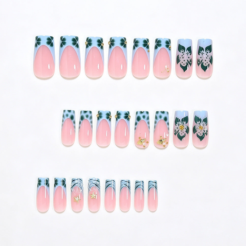 Artistic Long Acrylic Nail Extensions Kalsten