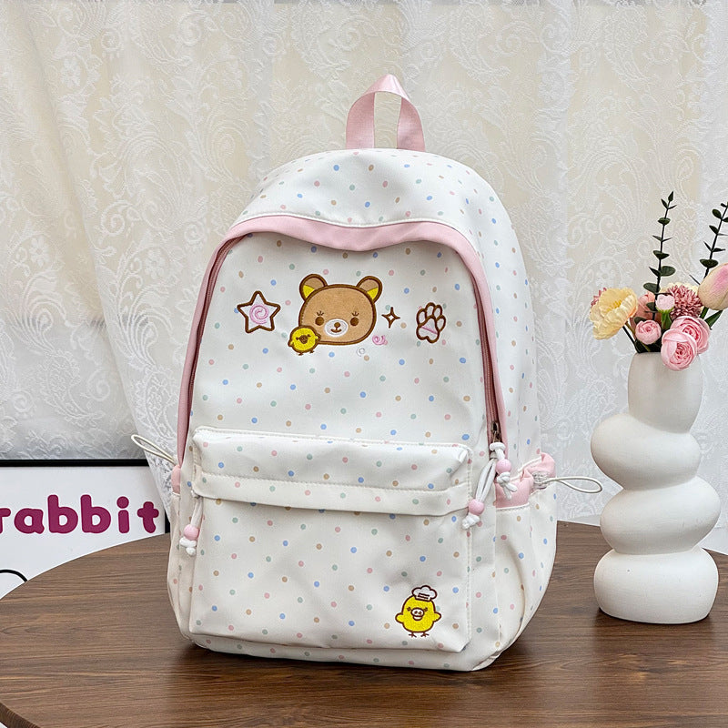 Cute Illustrated Animal-Themed Backpack Kalsten