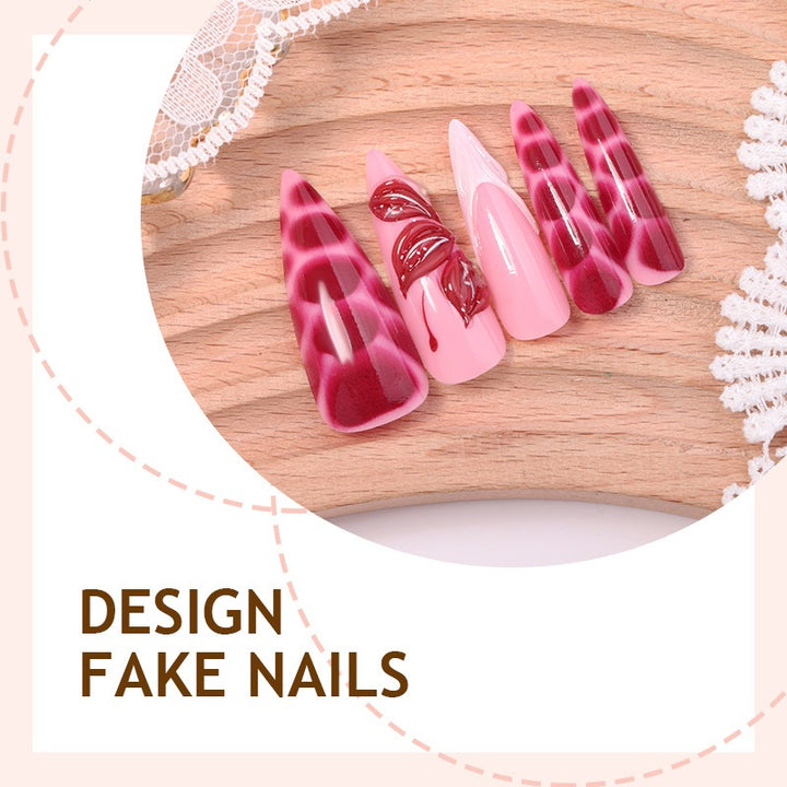Nail art set with extravagant designs Kalsten