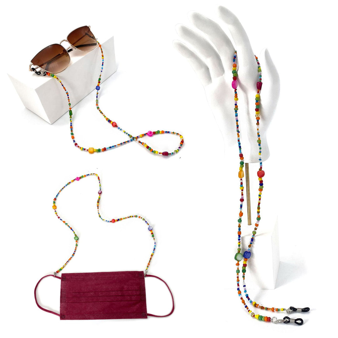 Colorful Beaded Eyewear Retainer Chain Kalsten