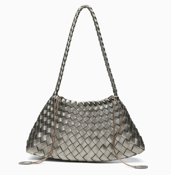 Textured Woven Shoulder Bag Kalsten