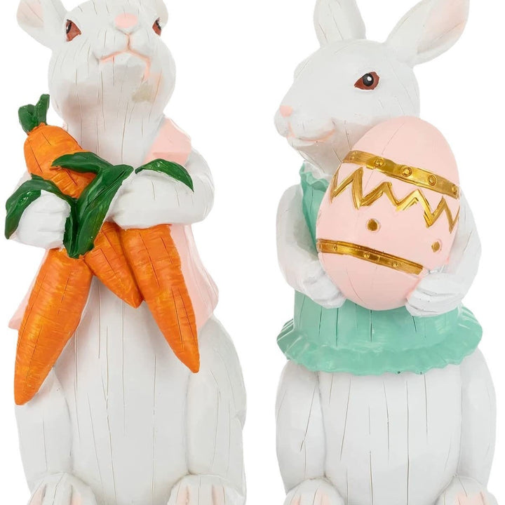 Decorative Bunny Figurine Set Kalsten