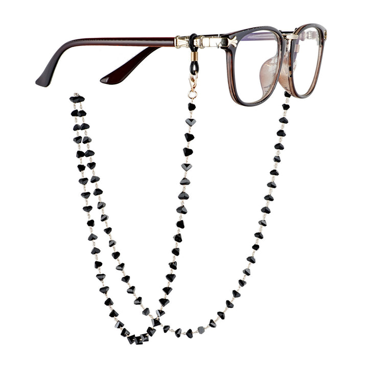 Heart-Shaped Beaded Eyewear Chain Kalsten