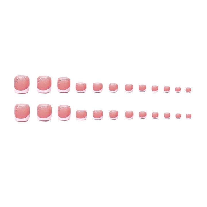 Stylish Frenched Nail and Toe Set Kalsten