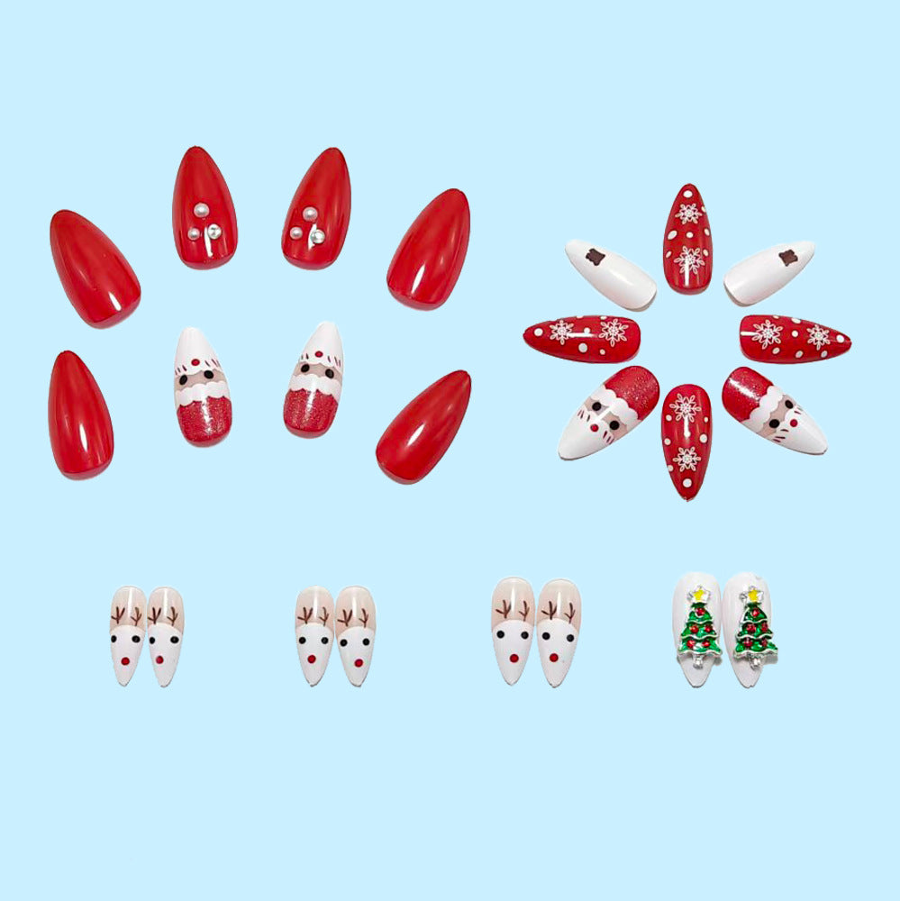 Festive art nails with Christmas motifs Kalsten 1787298489