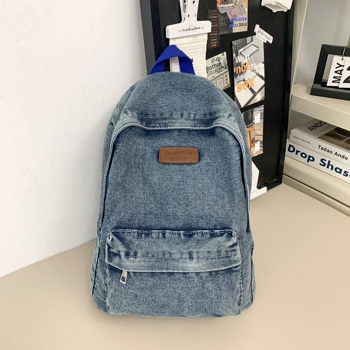 Denim Casual Backpack Kalsten