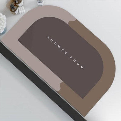 Contemporary Shower Room Mat Kalsten