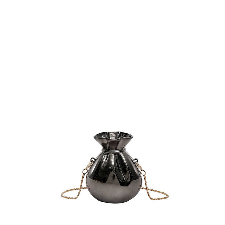 Elegant Metallic Evening Bag