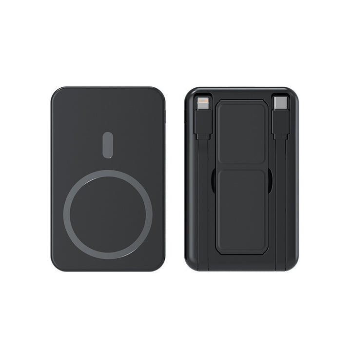 Magnetic portable charger with integrated cable Kalsten