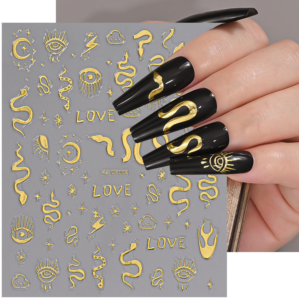Floral Decorative Nail Art Stickers