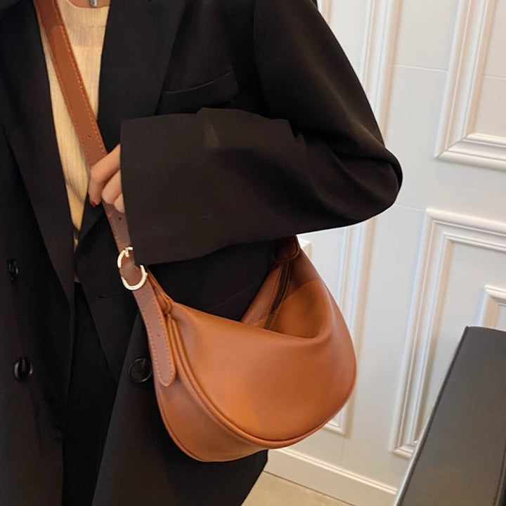 Elegant Curved Shoulder Bag Kalsten