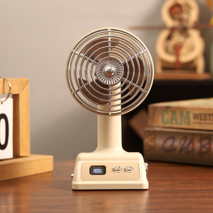Ladies elegant portable table fan with digital control Kalsten