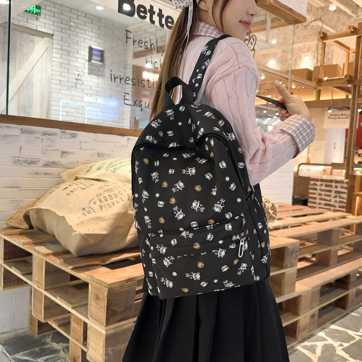 Playful Panda Print Backpack Kalsten
