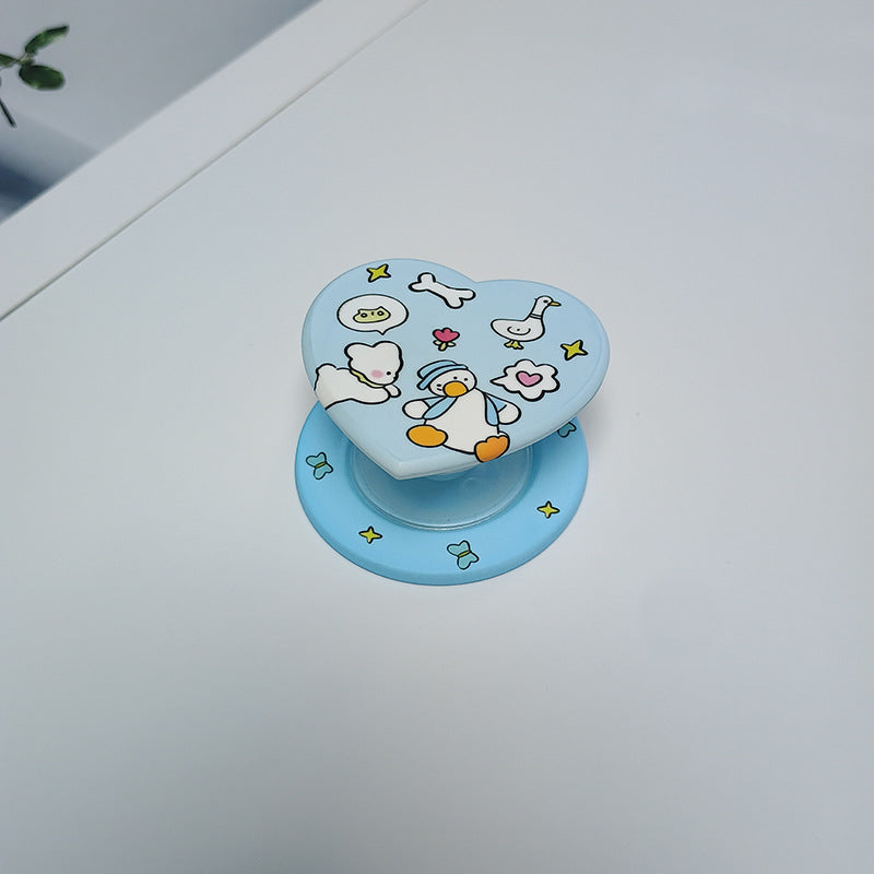 Heart-Shaped Character Phone Grip Kalsten