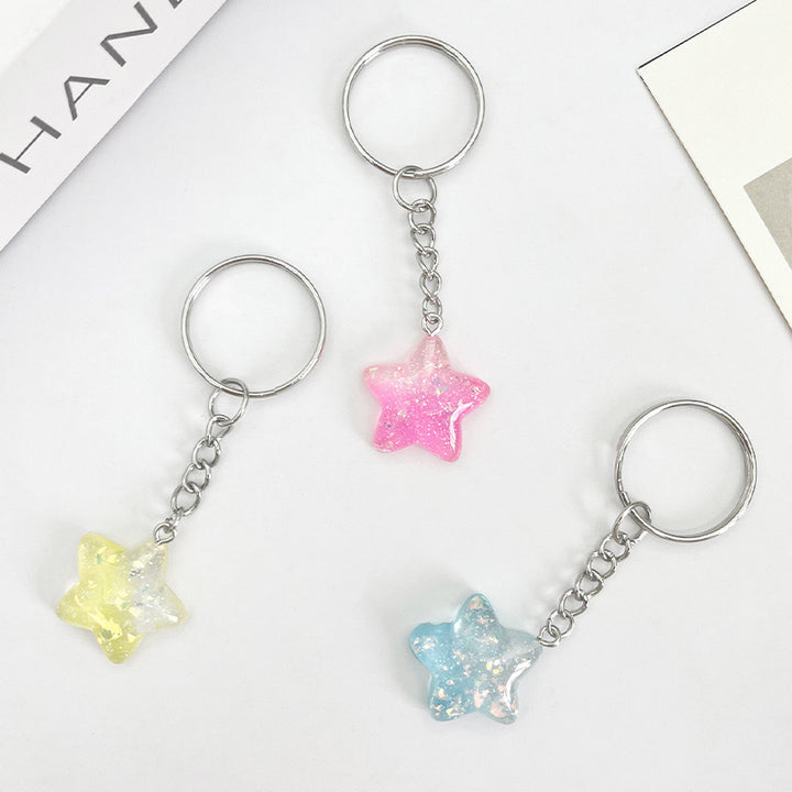Star-Shaped Acrylic Keychain Kalsten