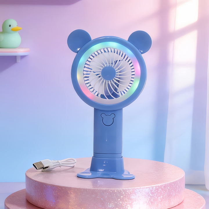 Portable LED Hand Fan with Cute Animal Design Kalsten