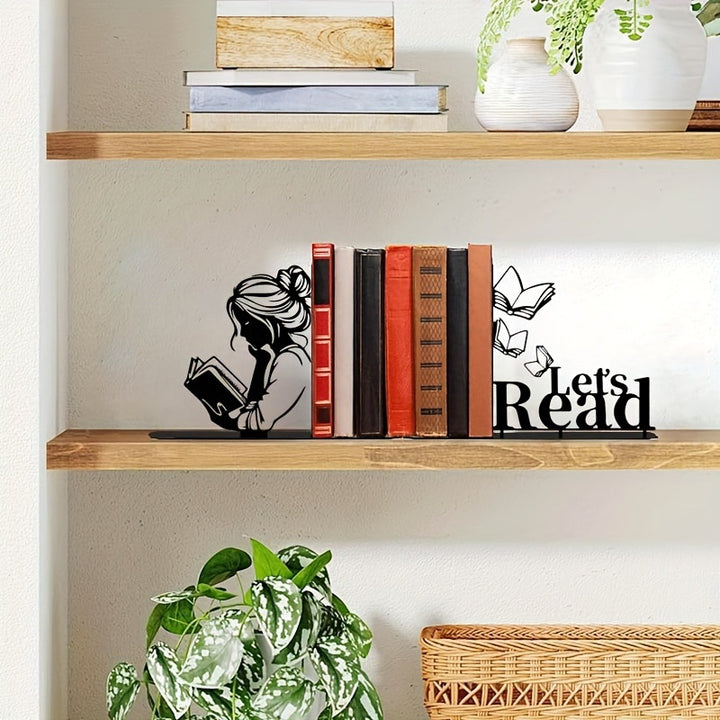 Artistic Reading Bookends