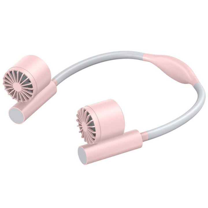 Cooling hands-free bladeless neck fan with adjustable gooseneck and rechargeable battery Kalsten