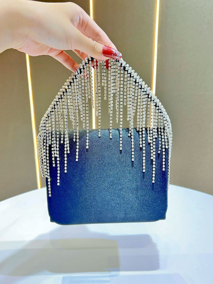 Crystal-Embellished Glam Clutch