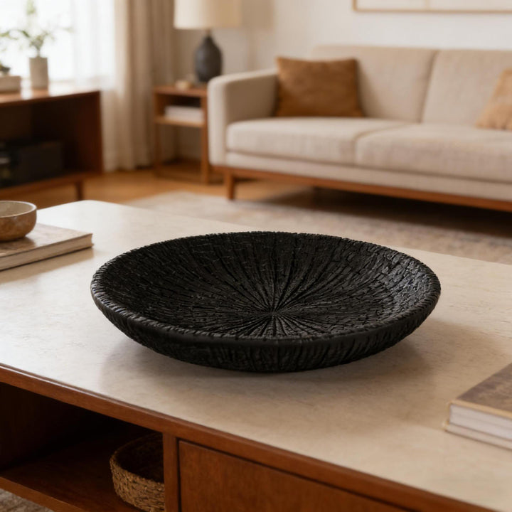 Textured Decorative Serving Bowl