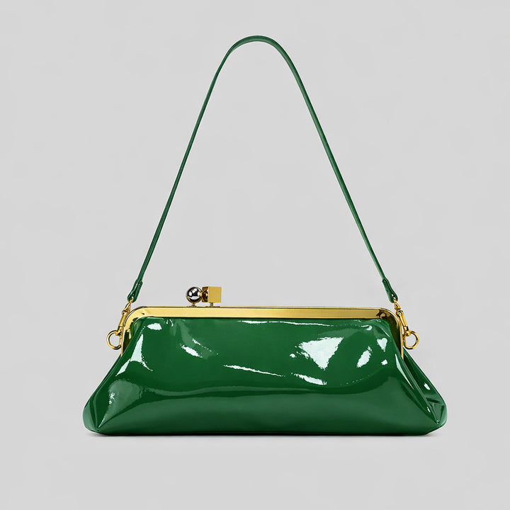 Elegant Patent Leather Evening Handbag