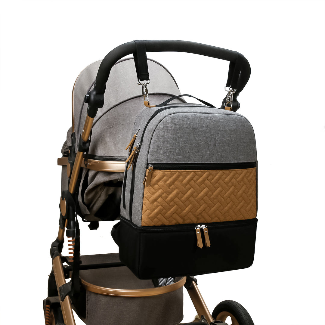 Backpack with Floral Pattern and Separate Compartment Kalsten