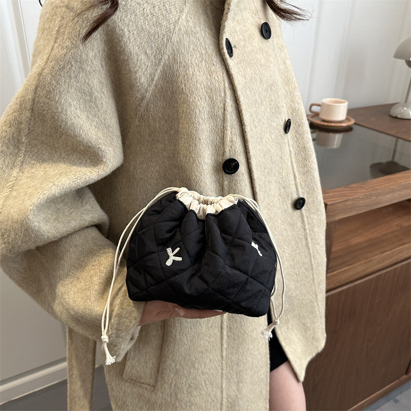 Quilted Drawstring Pouch Kalsten