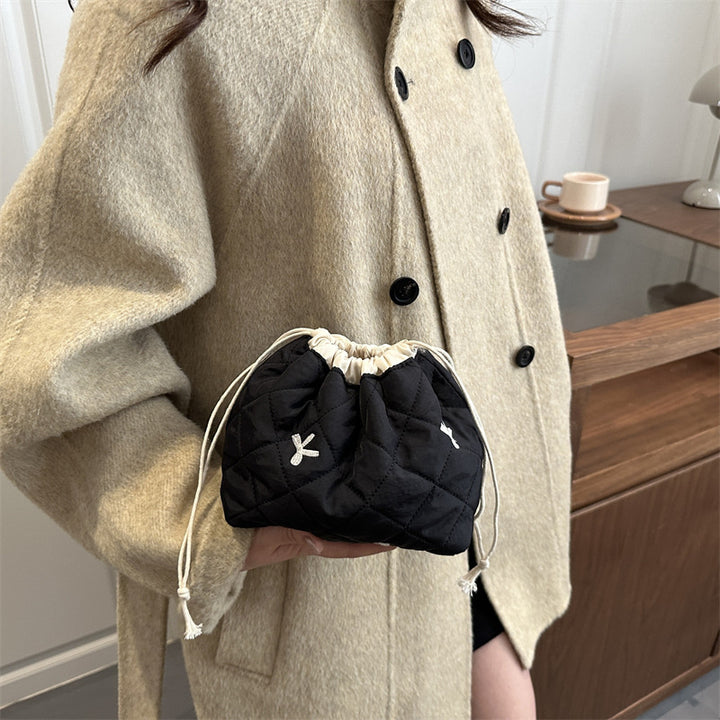 Quilted Drawstring Pouch Kalsten