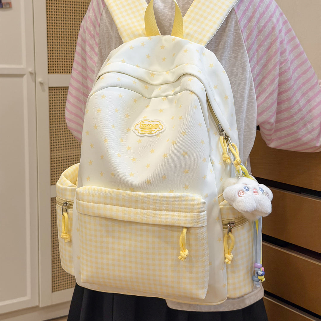 Stylish Star-Print Backpack Kalsten