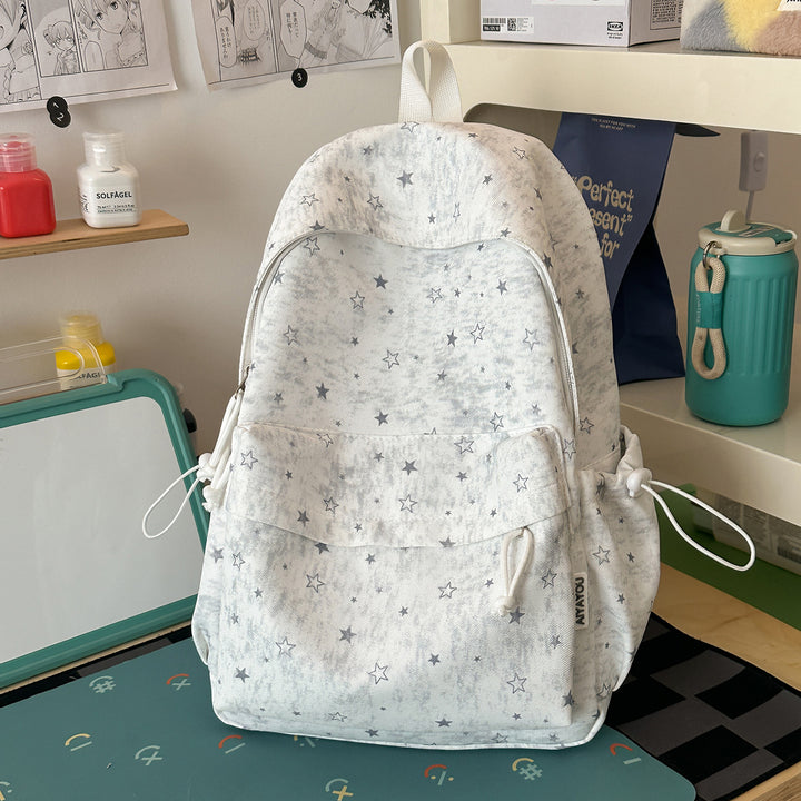 Stylish Star-Print Backpack Kalsten 1791205508