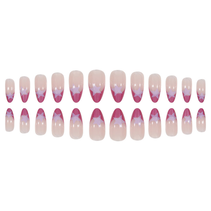 Star-Detail Stiletto Press-On Nails Kalsten
