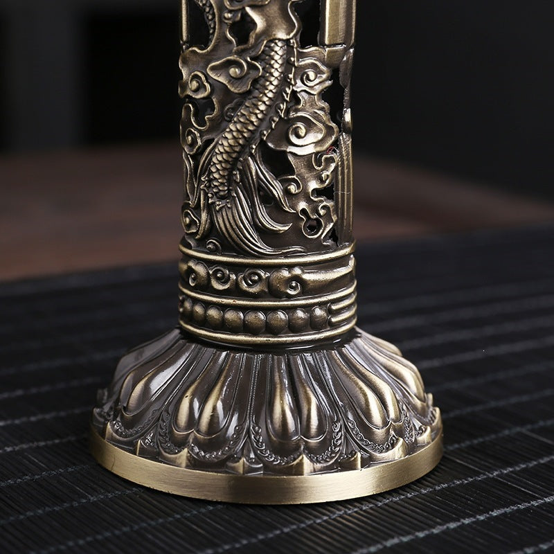 Incense Holder with Intricate Dragon Design Kalsten